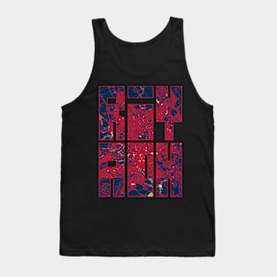 Riyadh, Saudi Arabia City Map Typography - Hope Tank Top